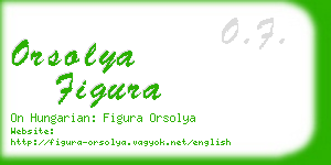 orsolya figura business card